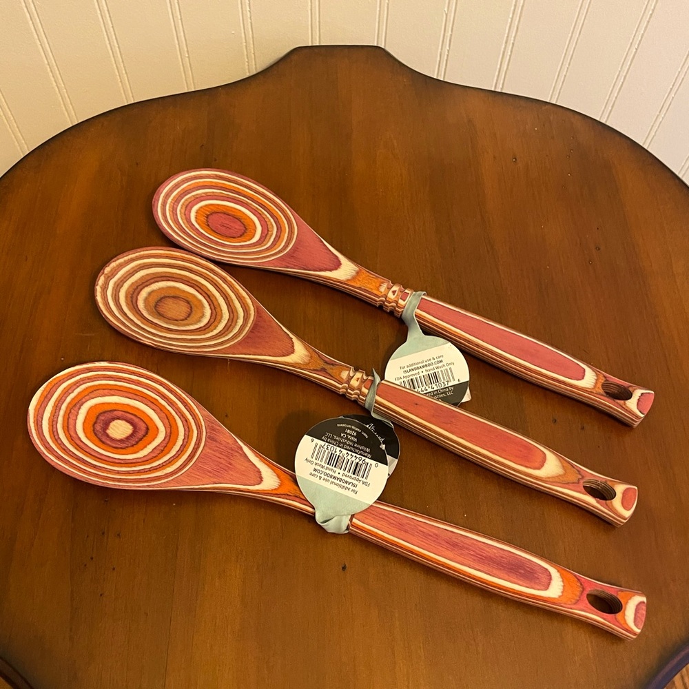 Island Bamboo‎ PAKKA hardwood spoons - Picture 3 of 5